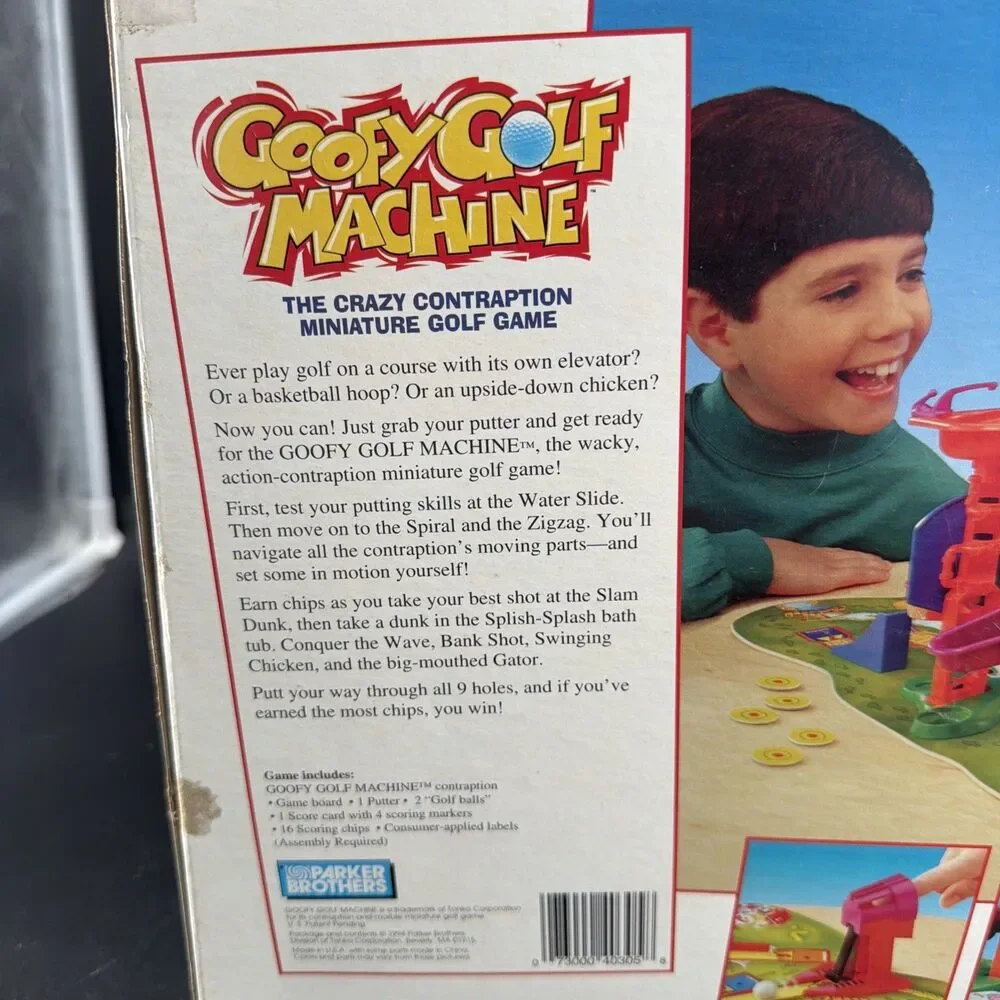 Goofy Golf Machine Game Parker Bros Miniature Golf Game Complete Set